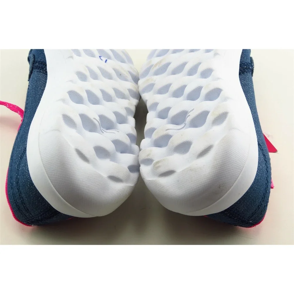 Skechers Toddler Girls'‎ Goga Mat Shoes Size 11 Blue Fabric Lace Up Lightweight